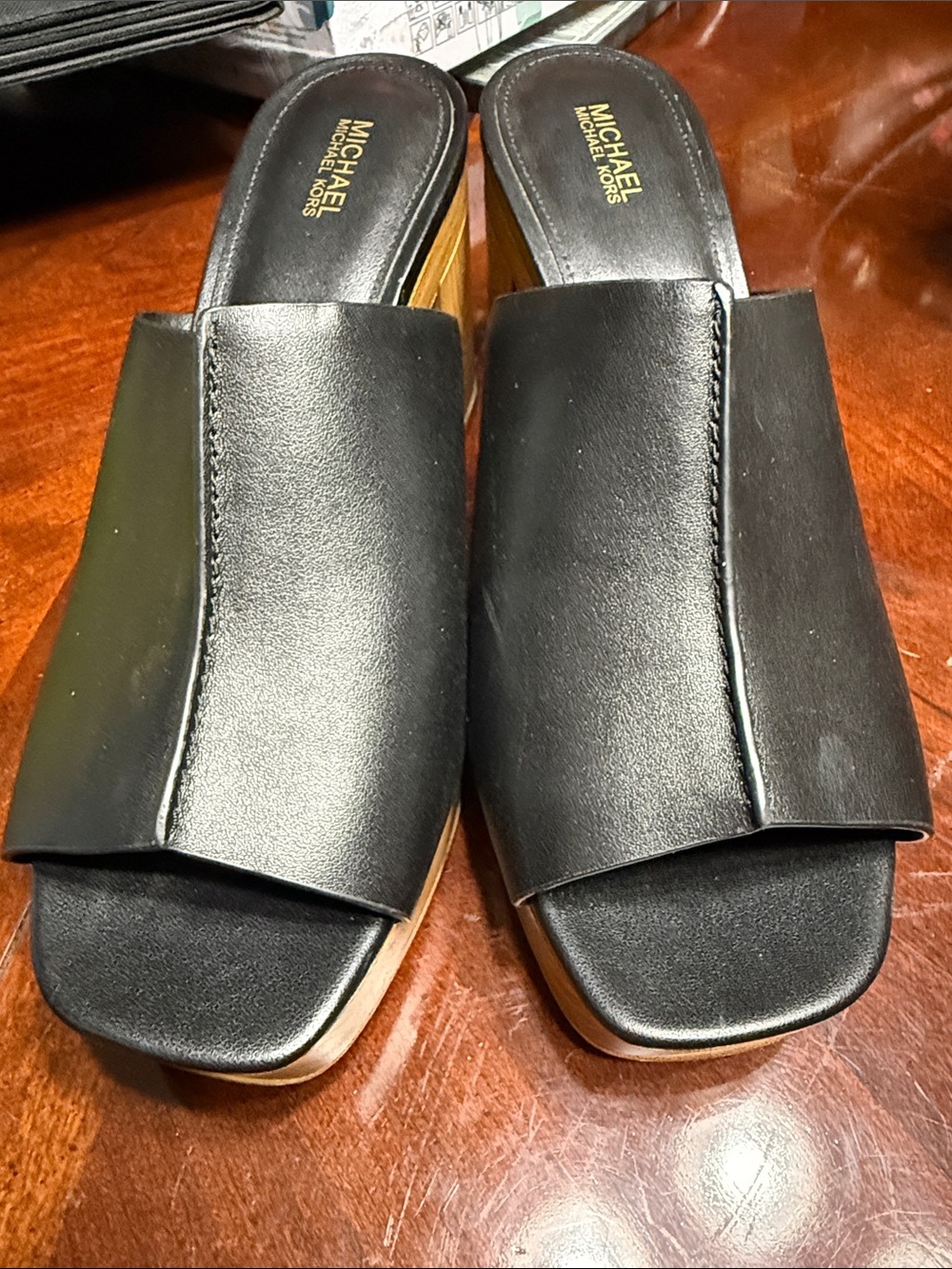 MICHAEL Michael Kors Black Mule